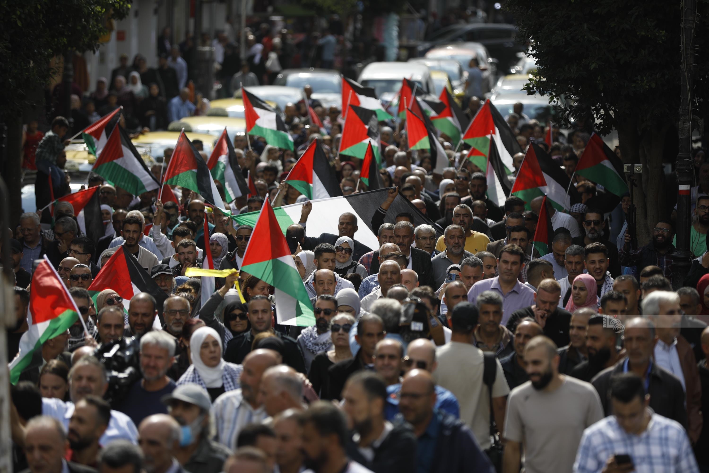 جانب من المسيرة